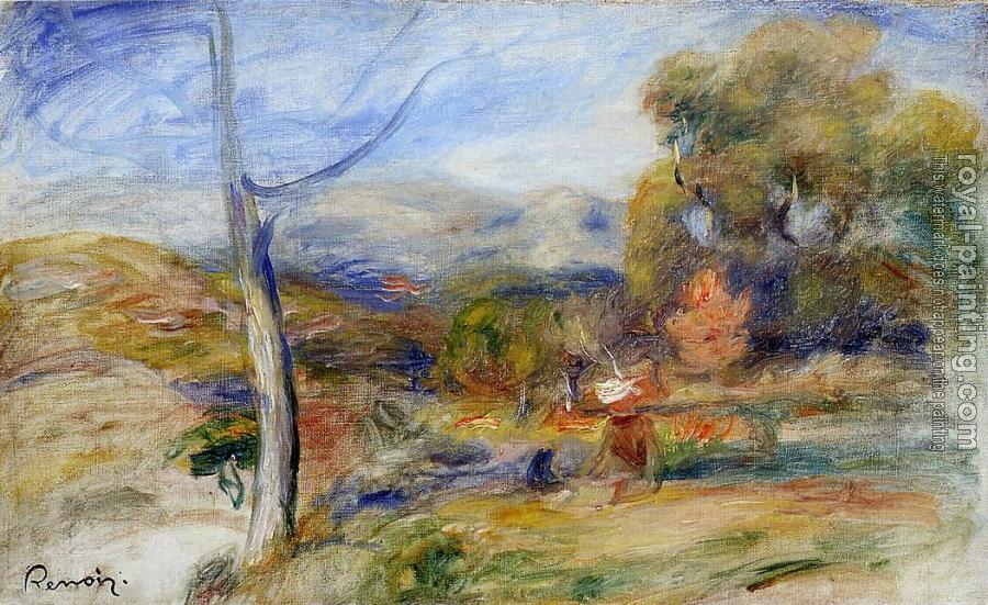 Pierre Auguste Renoir : Landscape near Cagnes